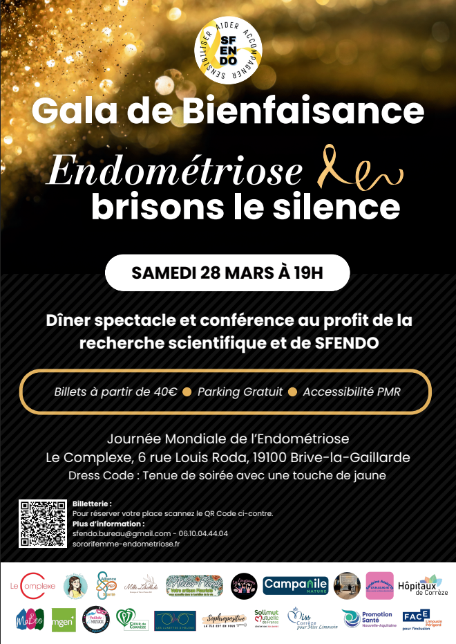 Affiche Gala SFENDO du 28 mars 2026